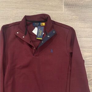 Polo by Ralph Lauren Men's Maroon Long Sleeve Shirt size small